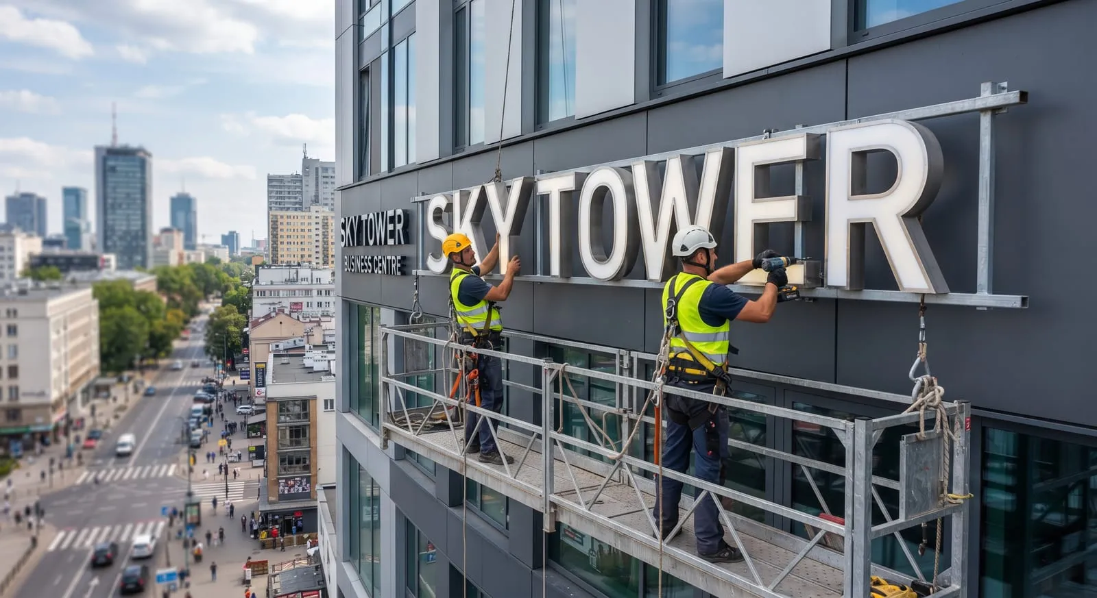 3D signboard installation