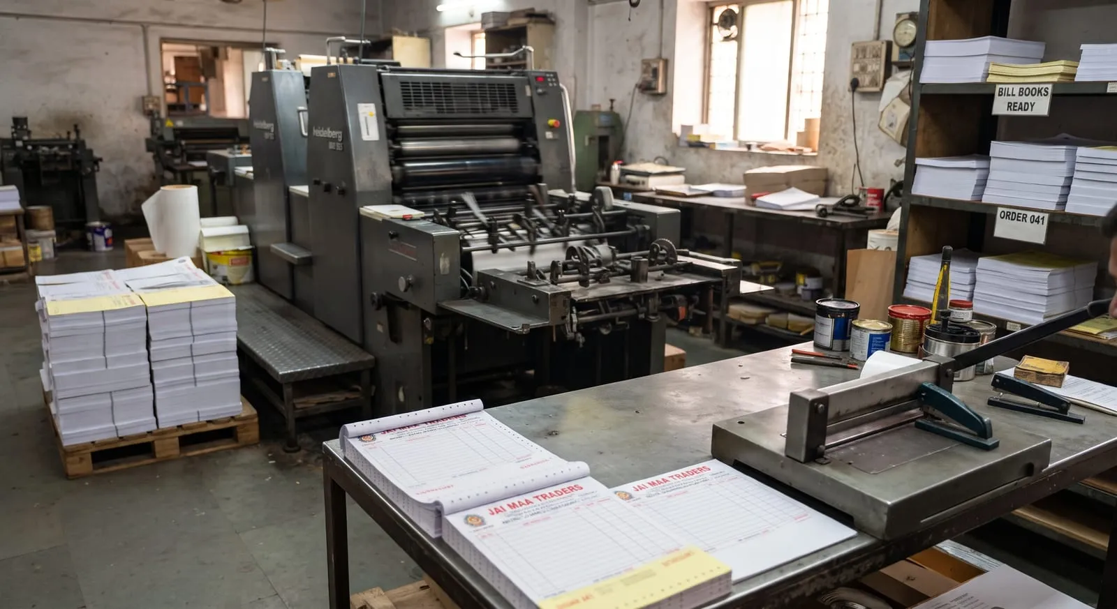 Bill book printing
