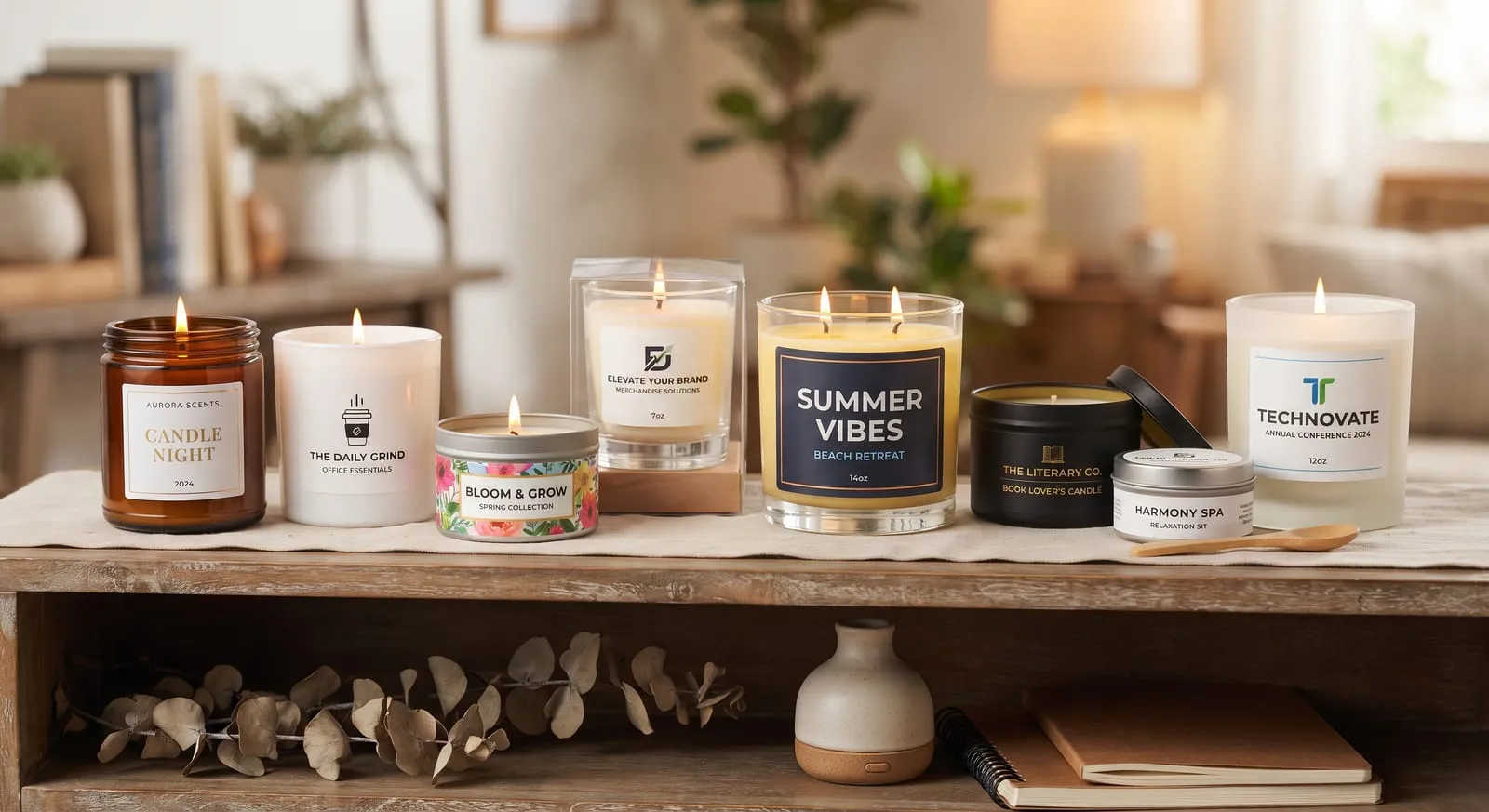 Branded candles