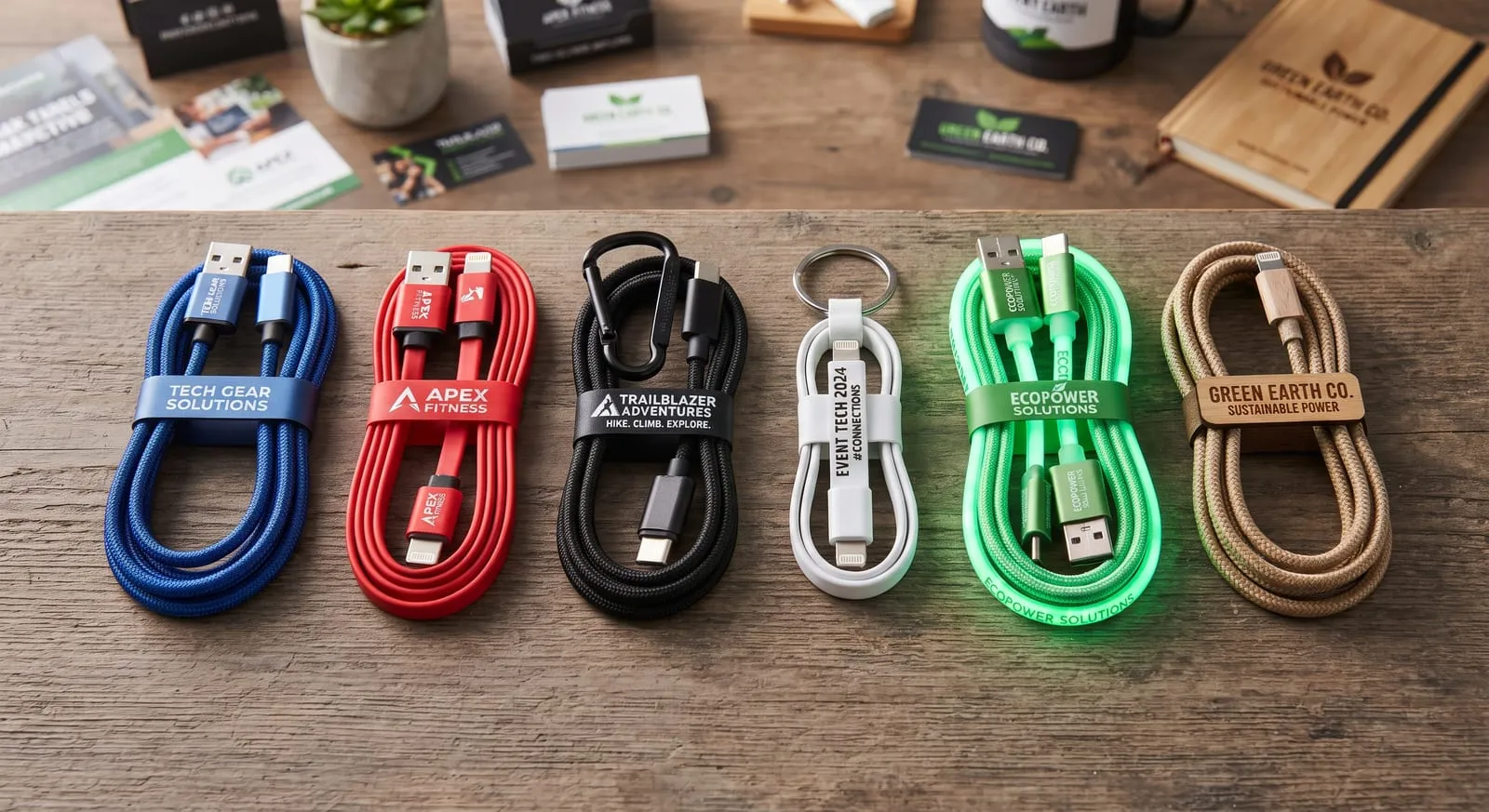 Branded charging cables