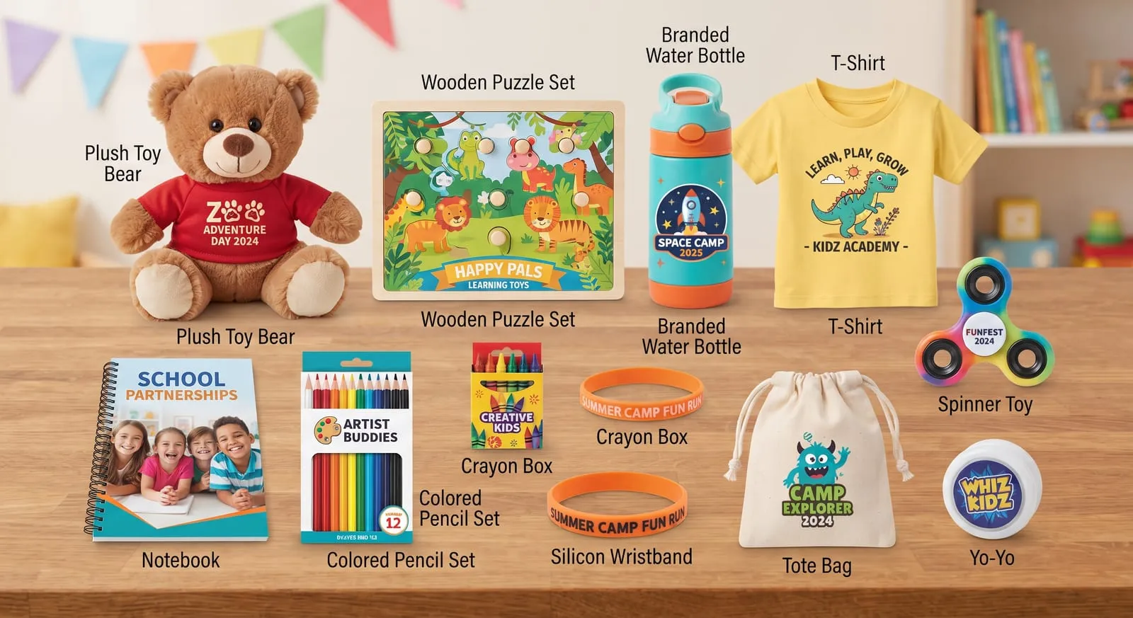 Branded children's gifts and toys