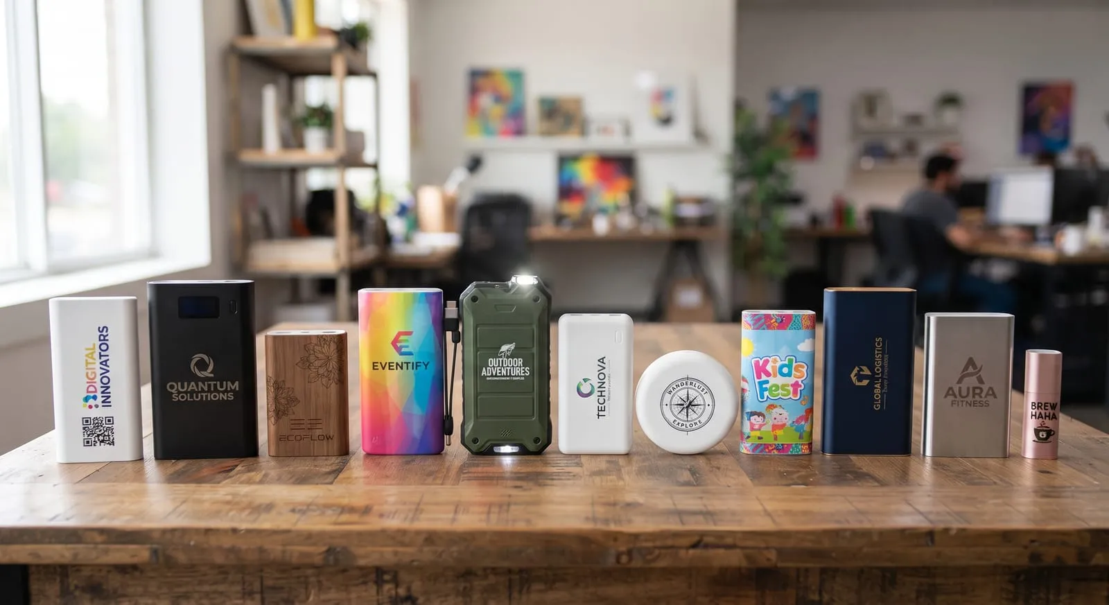 Branded power banks