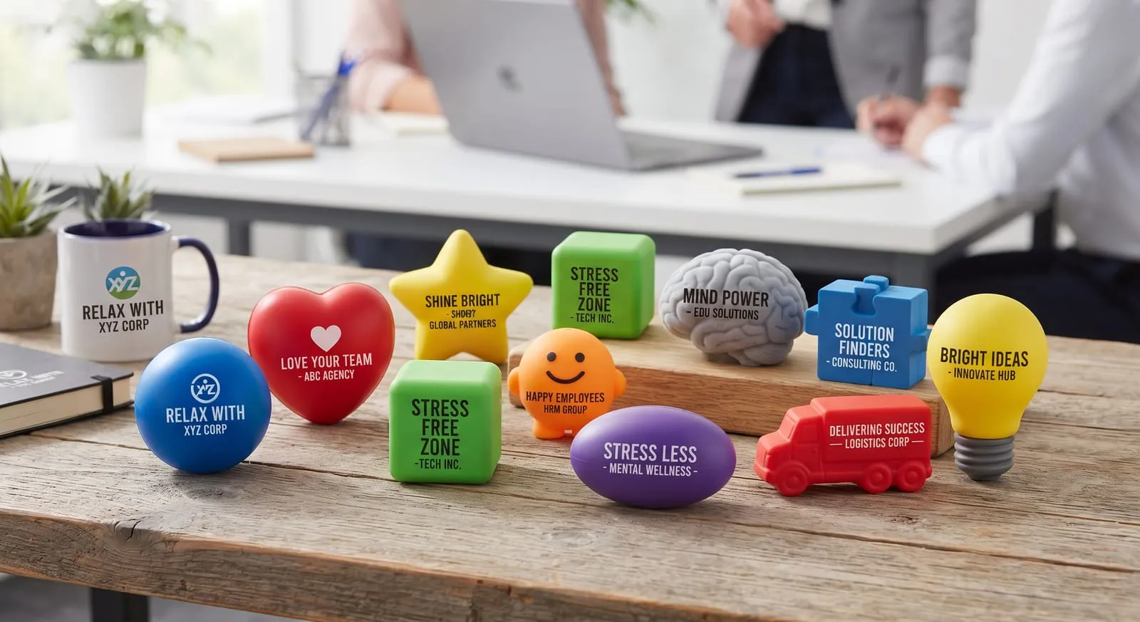 Branded stress balls