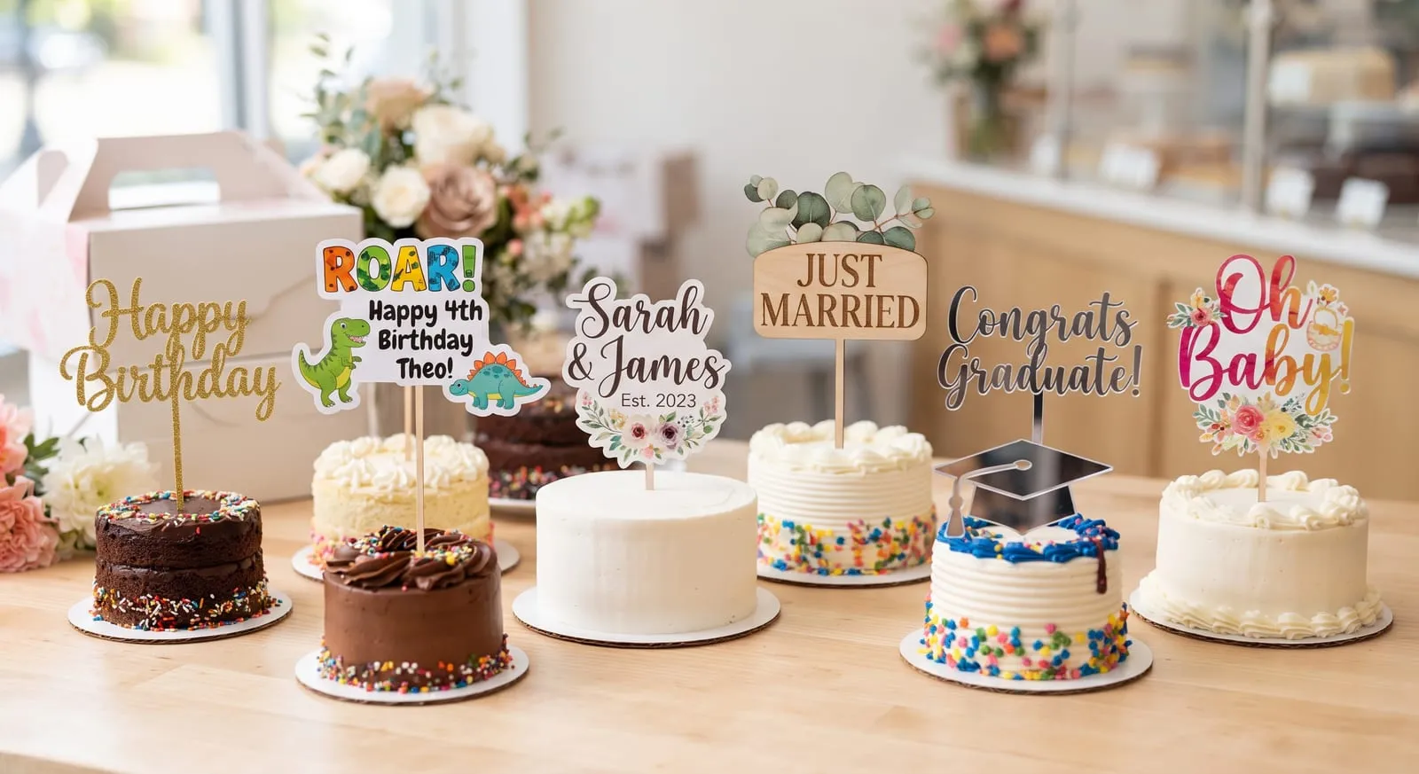Custom cake toppers