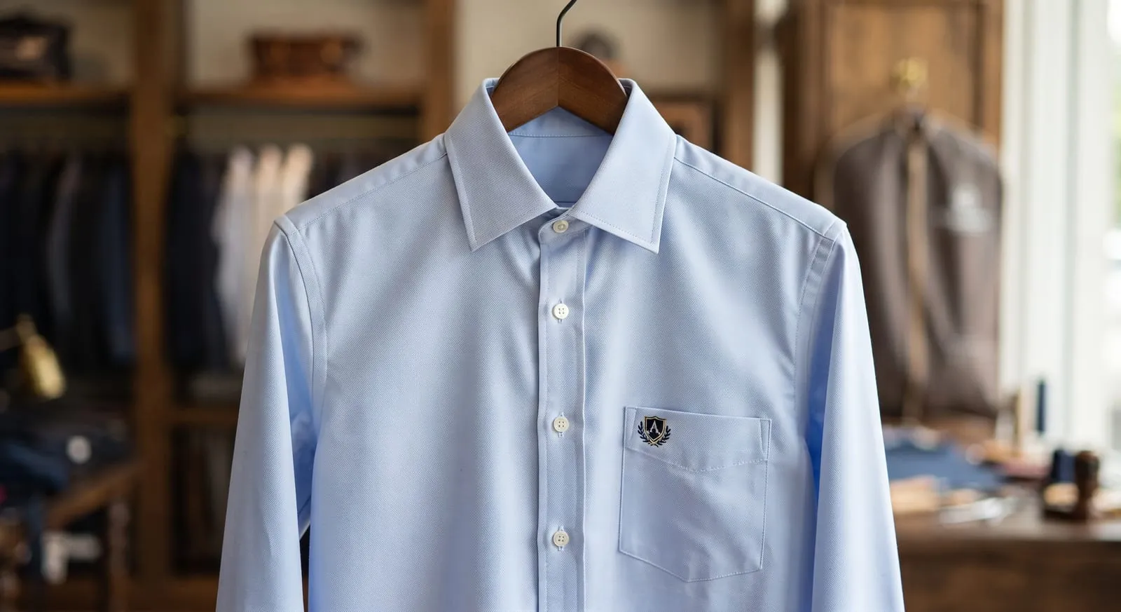 Formal shirt branding