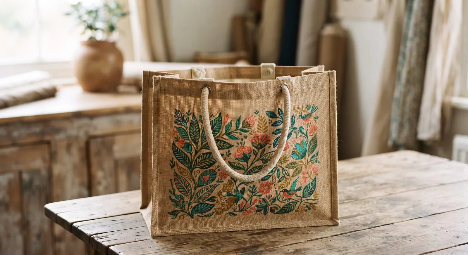 Jute bag printing