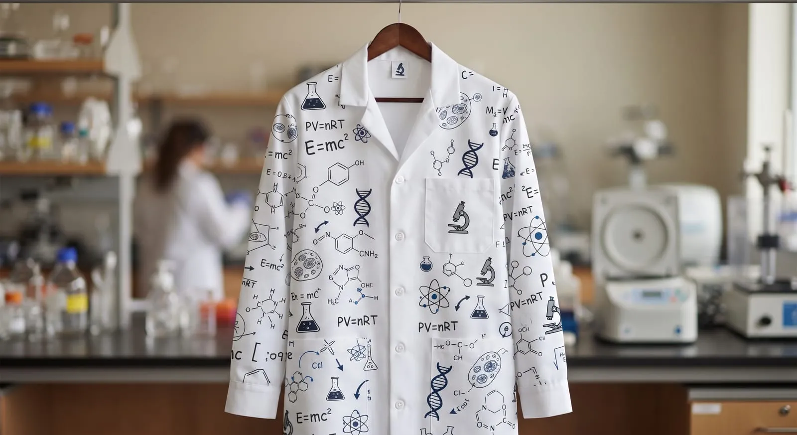 Lab coat branding
