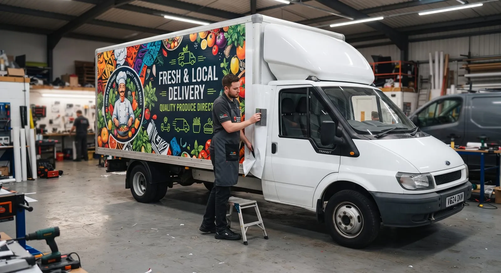 Mini truck branding
