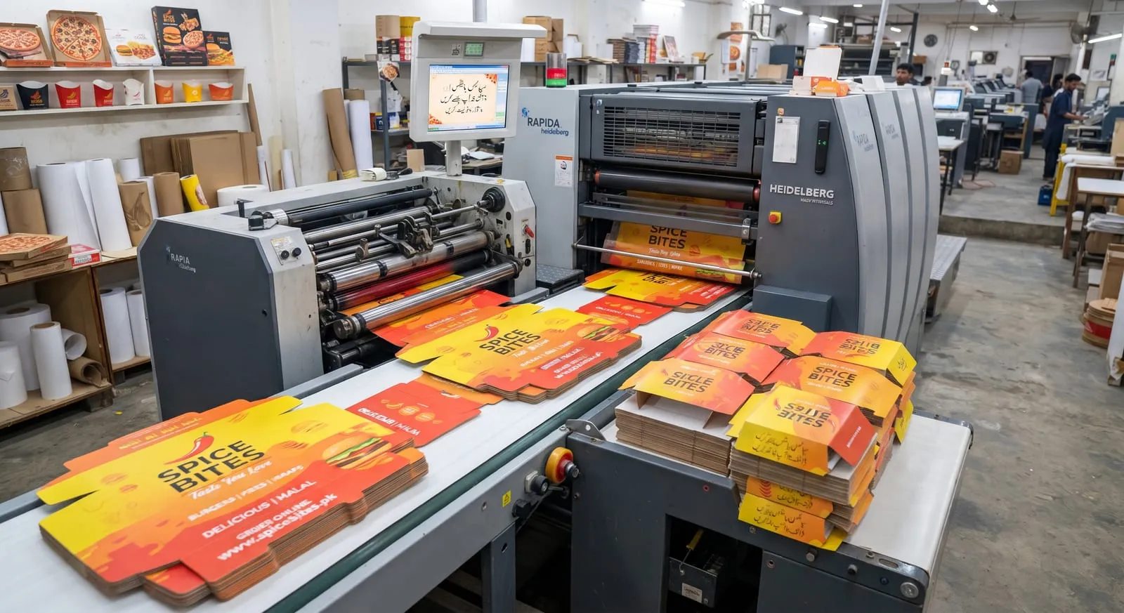 Paper box printing