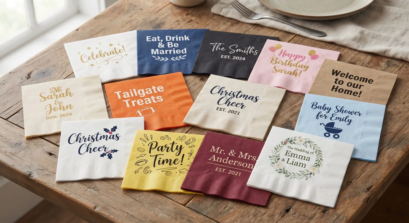 Paper napkin printing