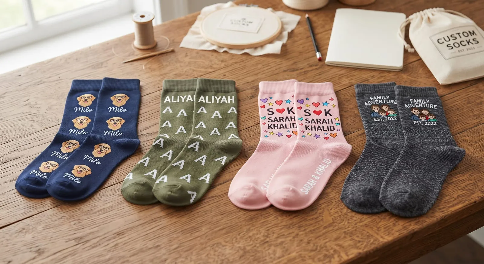Personalised sock printing