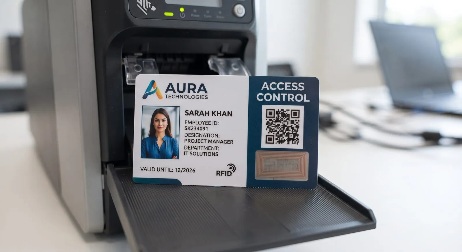 RFID card printing