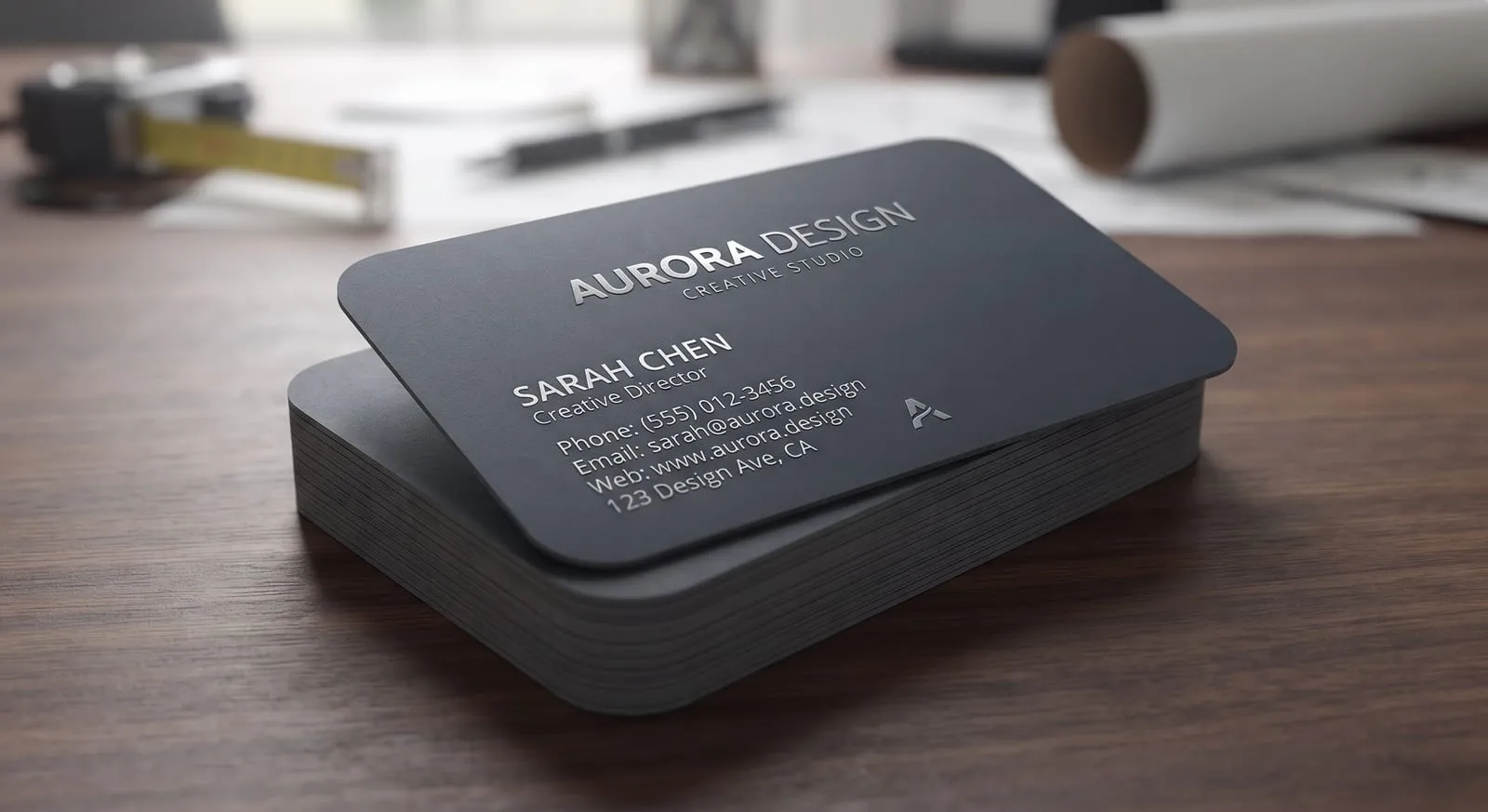 Round corner business cards