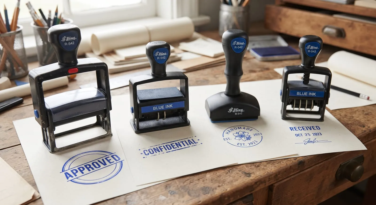Rubber stamp making