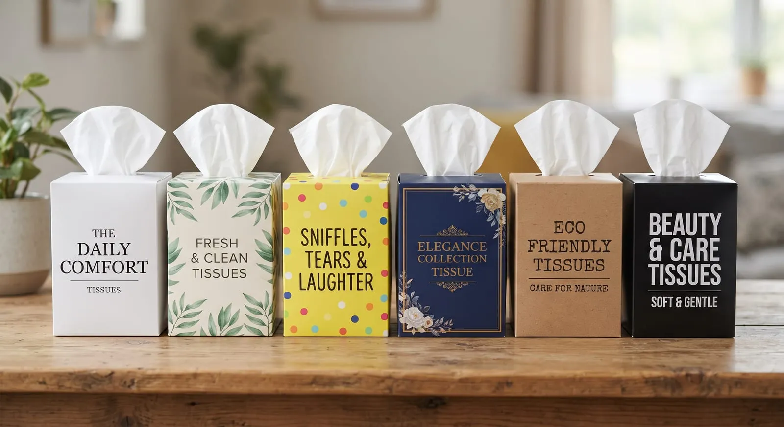 Tissue box printing