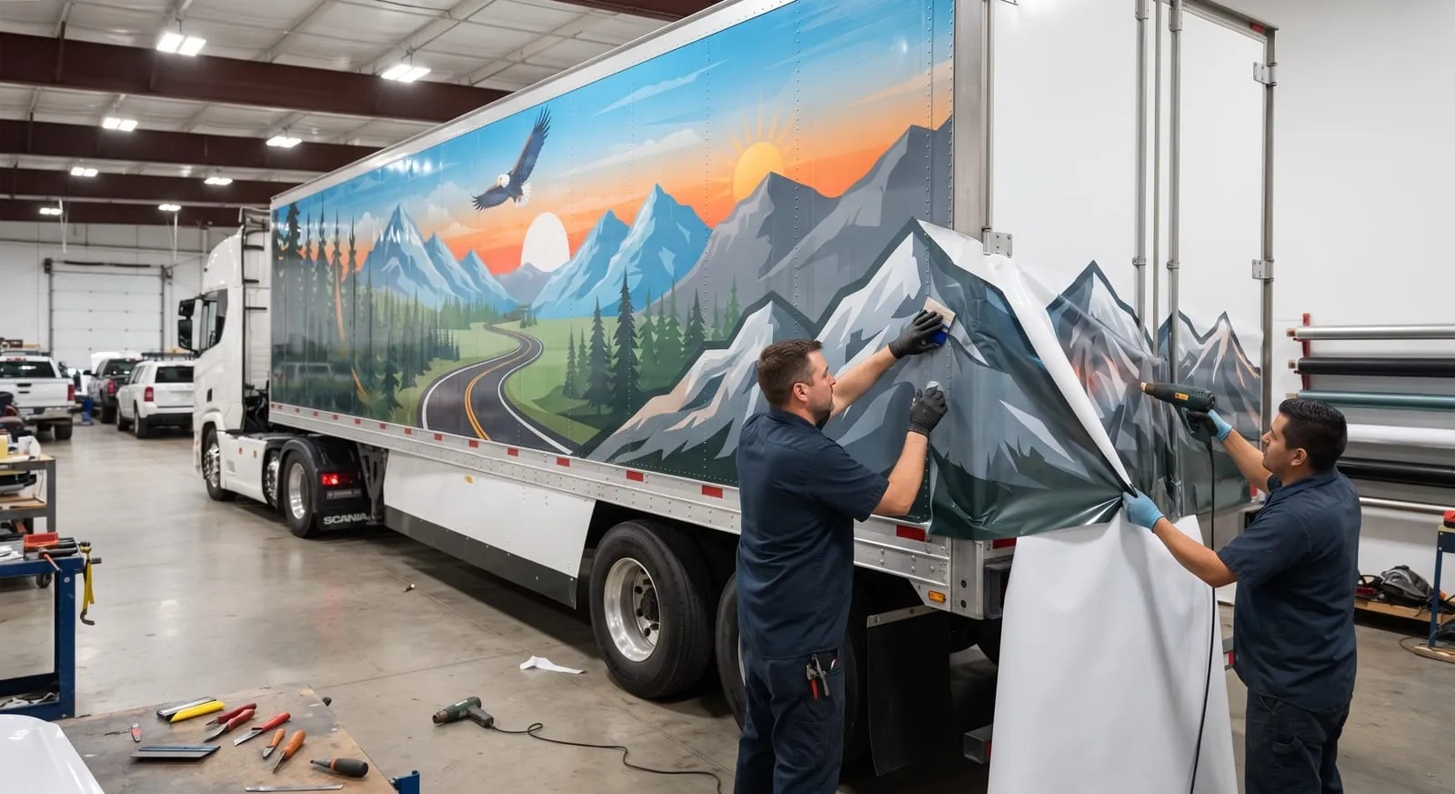 Trailer wrapping