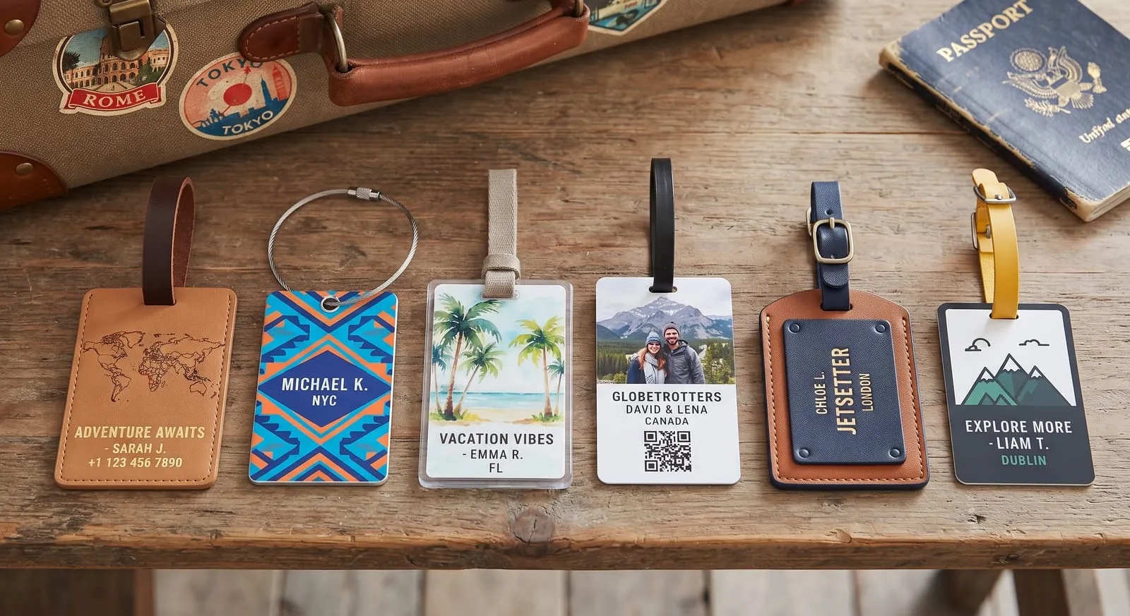 Travel bag tags